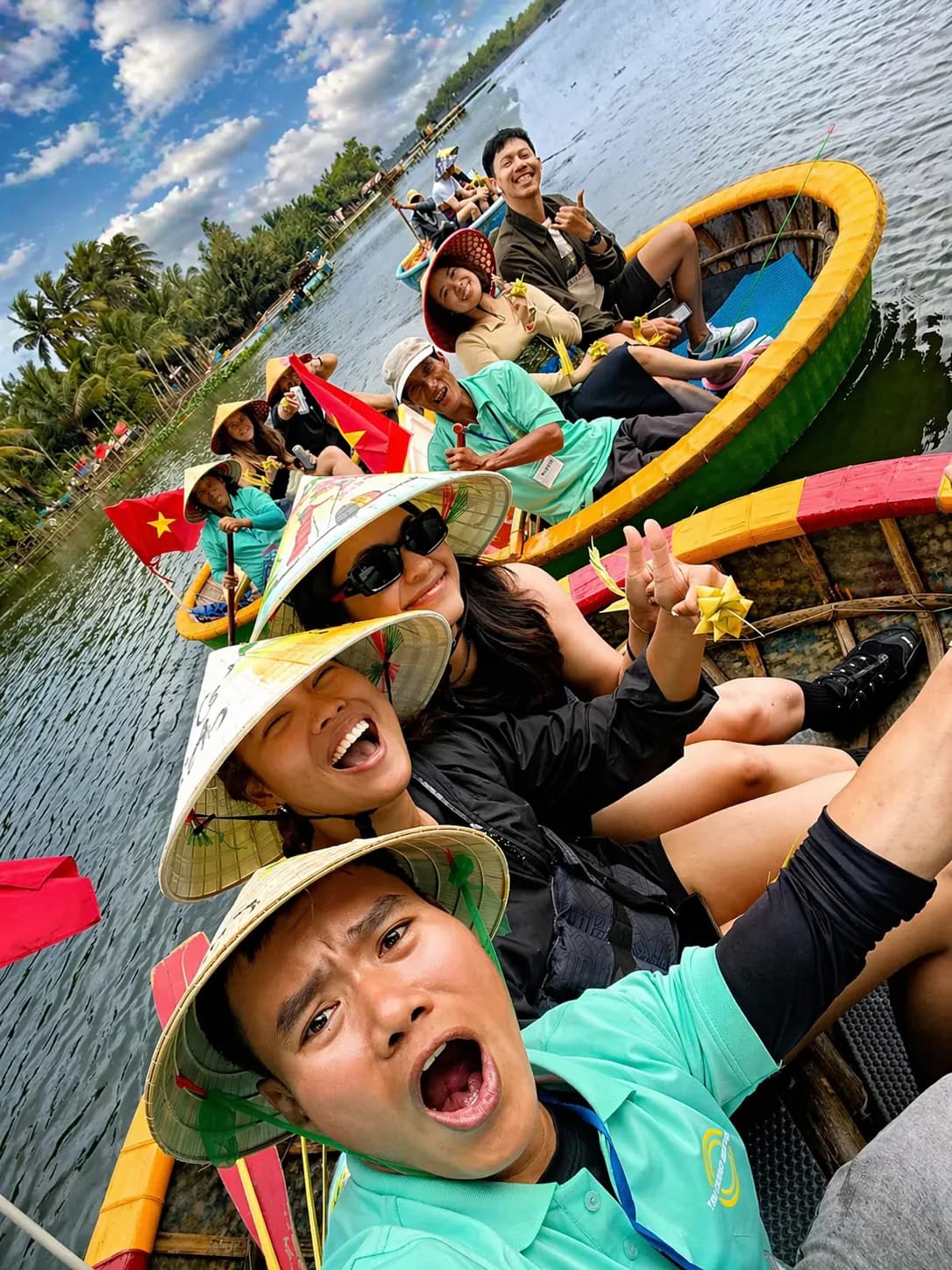 Coconut Boat Hoi An experience in Cam Thanh coconut village with scenic waterways
